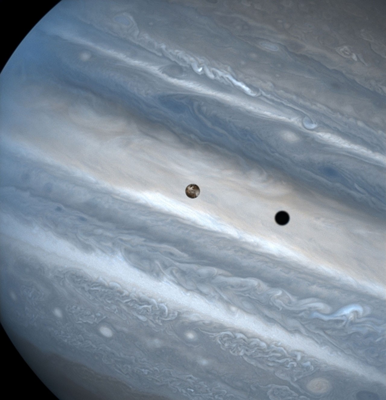 Artist's conception of a transiting exomoon
