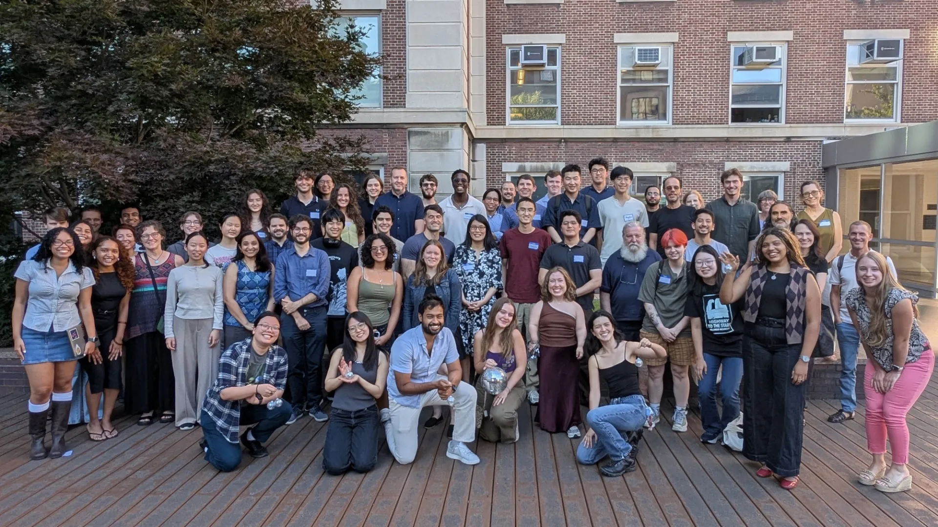 Group photo outside Pupin following the festivities.