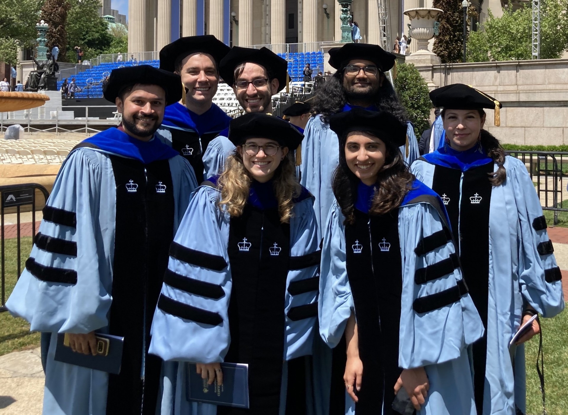 A Photograph of members of the 2021/2022 doctoral graduating class
