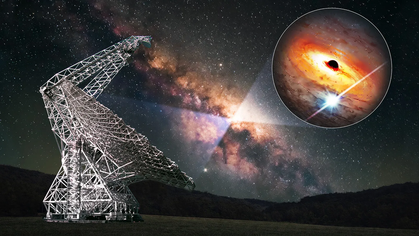 Greenbank Telescope detecting pulsar